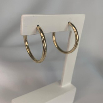 Detalhes do produto Brinco Argola Aro Redondo Grosso Médio