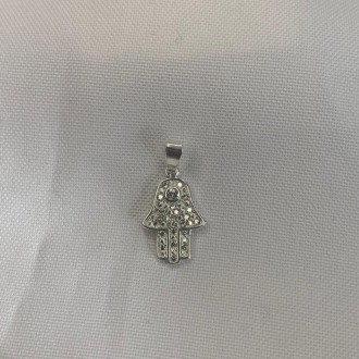 Detalhes do produto Pingente Mão de Fátima Cravejado