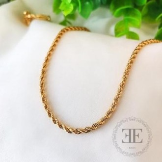 Detalhes do produto Colar Cordão Baiano Médio com Extensor