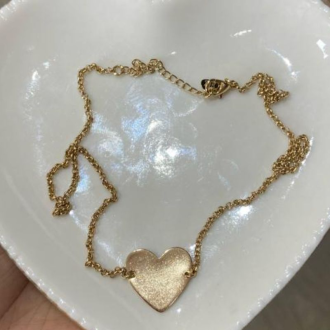 Detalhes do produto Colar coraçao personalizar M