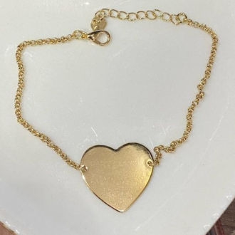 Detalhes do produto Pulseira coraçao personalizar