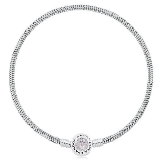 Detalhes do produto Pulseira Pandora Fecho Com Zirconias