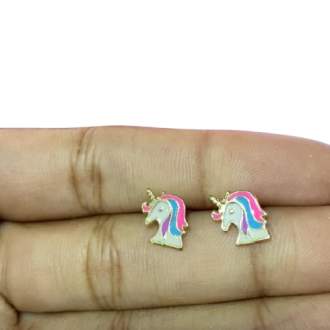 Detalhes do produto Brinco Infantil Unicornio