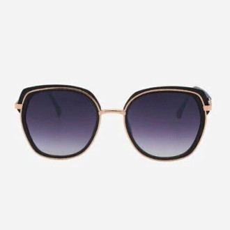 Detalhes do produto Oculos Preto com detalhes Rose