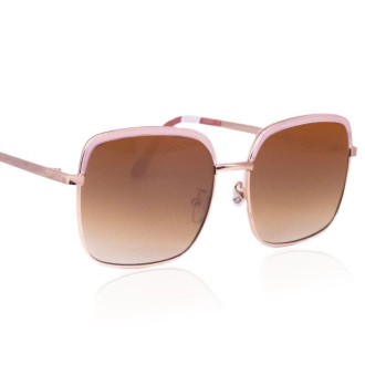 Detalhes do produto Oculos Quadrado Rosa com Detelhes Rose