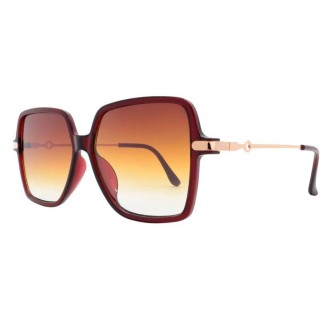 Detalhes do produto Oculos Vermelho Vinho Com Detalhes Rose