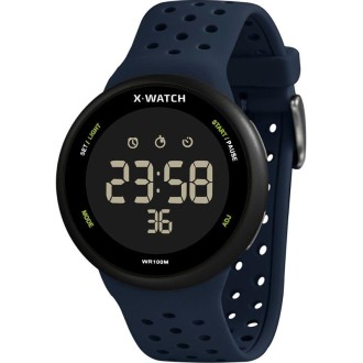 Detalhes do produto Relógio Digital Masculino Azul Escuro e Preto