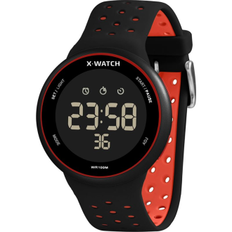 Detalhes do produto Relógio Digital Masculino Preto e Vermelho