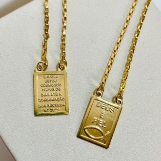 Detalhes do produto escapulario DEUS é fiel e MT 23:20