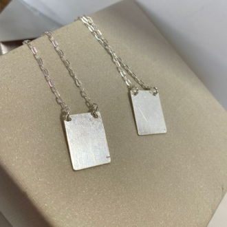 Detalhes do produto escapulario p em prata para gravação
