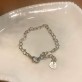 Pulseira infantil malha coração