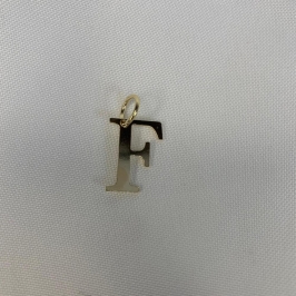 Pingente Letra Lisa F