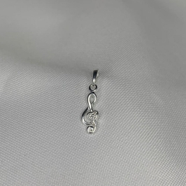 Pingente Nota Musical Cravejada