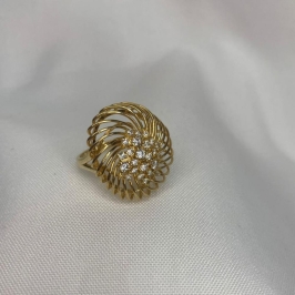 Anel Cravejado Cogumelo