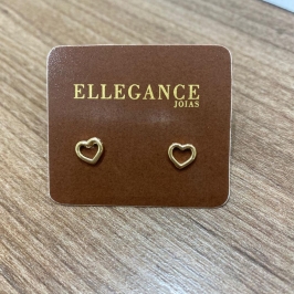 Brinco Coraçao Vazado pequeno