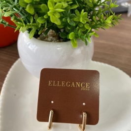 Brinco click triangulo liso menor