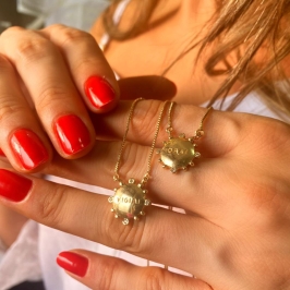 Colar escapulario medalha orai e vigiai