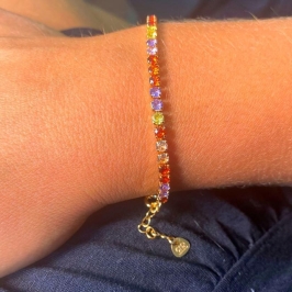 pulseira  Riviera  colorida