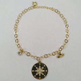 pulseira bússola, ponto de luz e barco