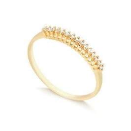 anel aparador com zircônia