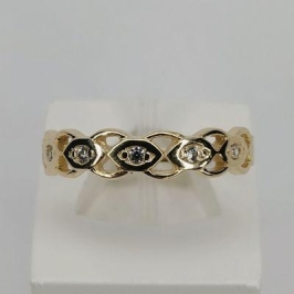anel com zircônia cristal