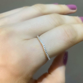 Anel bolinhas simples