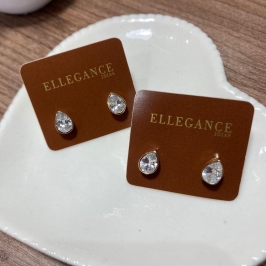 Brinco gota ponto de luz