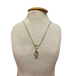 Colar Coração Menina Cravejado