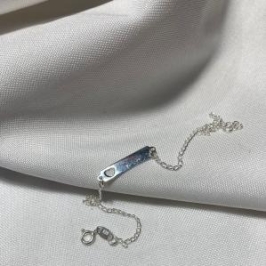 Melindrosa coraçao para personalizar prata