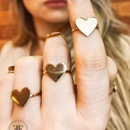 Anel estilo Falange, tamanho M