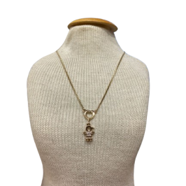 Colar Coração Menino Cravejado