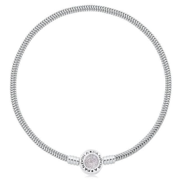 Pulseira Pandora Fecho Com Zirconias