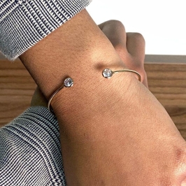 Bracelete com Dois Ponto de Luz