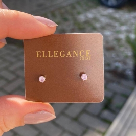 brinco ponto de luz 6 garra