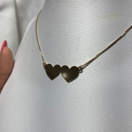 Colar coraçao personalizar