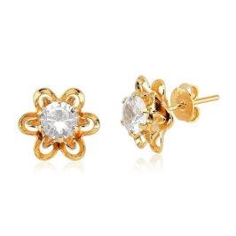 Brinco Flor Ponto de Luz