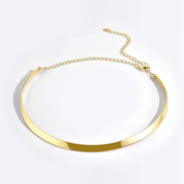 Colar Gargantilha Aro Dourado Fino