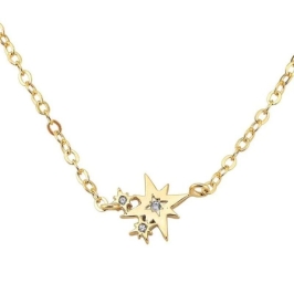 Colar Estrela com Zirconia