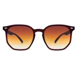 Oculos Lente degrade e Armação Vinho Fosco