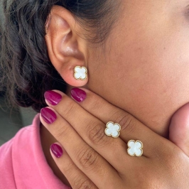 brinco virginia trevo