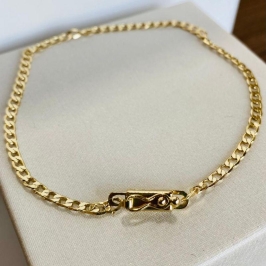 pulseira elo grumet fecho gaveta