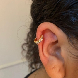 Brinco piercing 4 ponto de luz