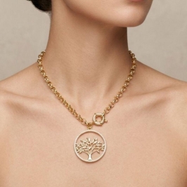 Choker elo português árvore da vida