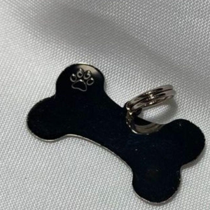 Pingente para cachorro personalizar branco