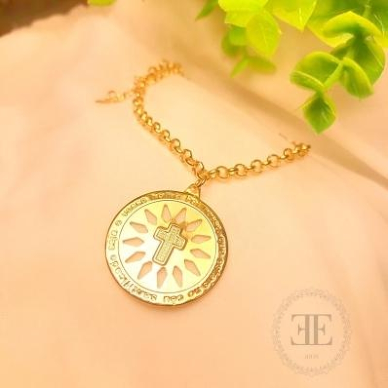 Pulseira cruz Pai nosso
