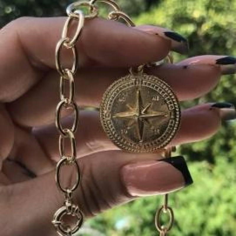 pulseira bussola