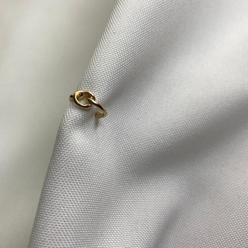 Brinco Piercing Fake Nó
