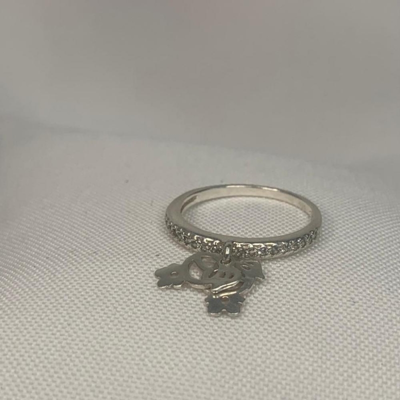 Anel Cravejado 2 Meninas