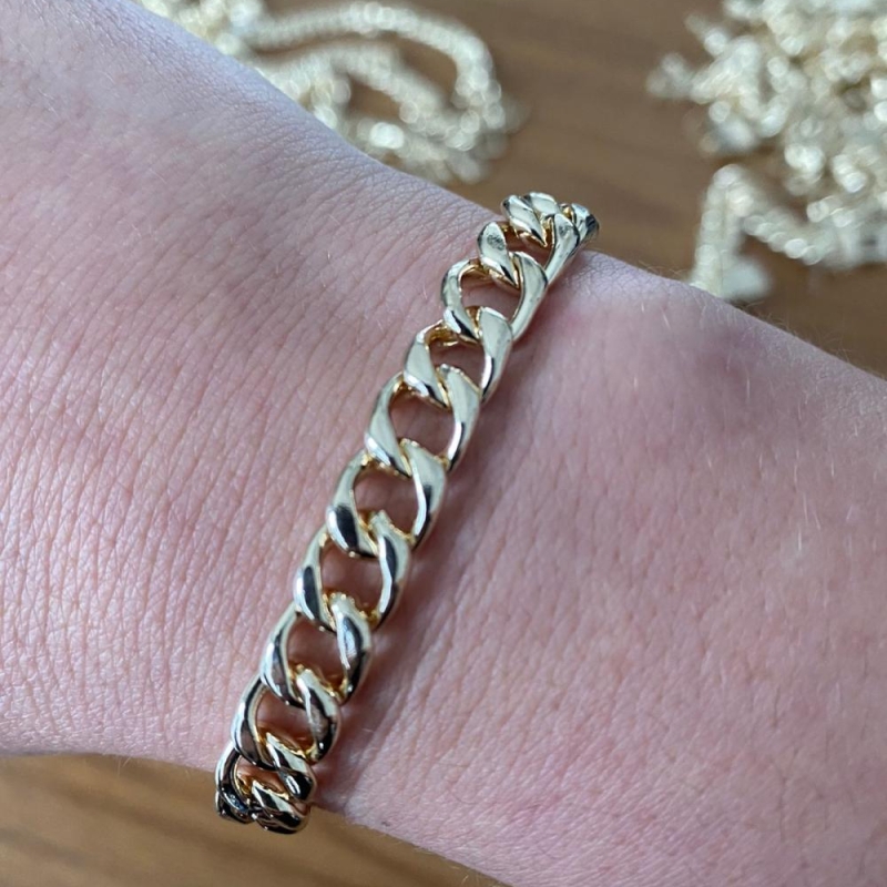 Pulseira Elo Fecho Gaveta 22cm