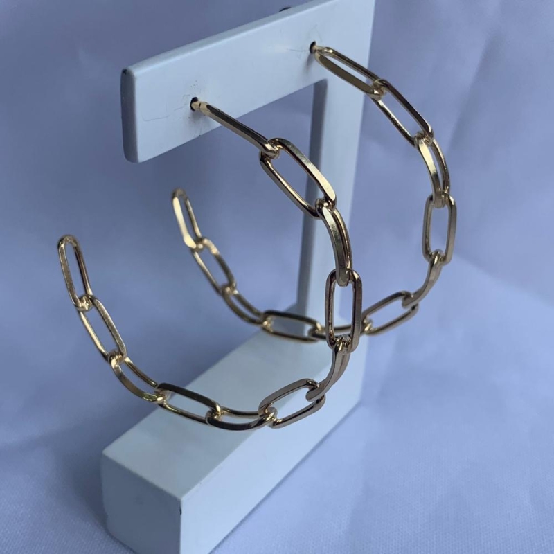 Brinco Argola Corrente Grande
